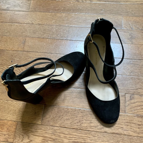 BCBG Leissa Black Block Heels Pumps Size Black - 9M - Picture 3 of 16